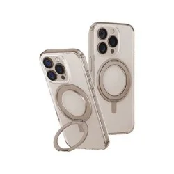 Cover Iphone 16 Pro Max Magclick Charging Swivix With 360 Rotating Kickstand Uniq Hybrid - Taupe Gold